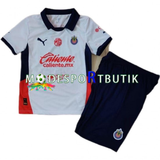 Matchtröja Deportivo Guadalajara Borta 2024-2025 Kortärmad ,Fotbollsställ Barn Matchtröja Deportivo Guadalajara Borta 2024-2025 Kortärmad ,Fotbollsställ Barn