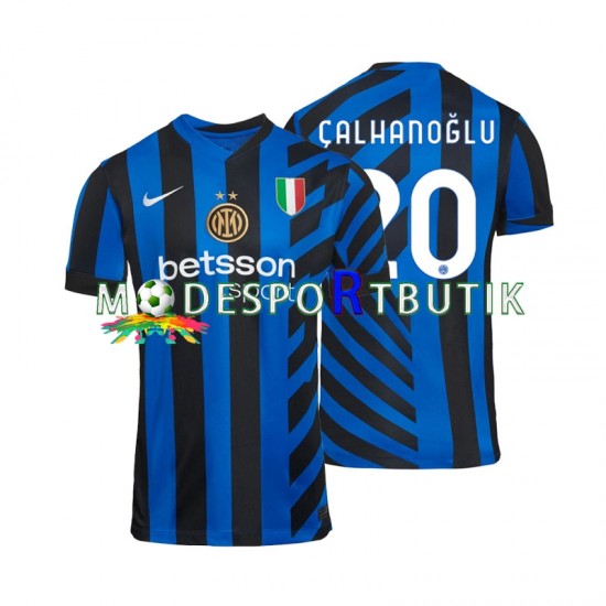 Inter Milan Matchtröja Hakan Calhanoglu 20 Hemma 2024-2025 Kortärmad ,Herr