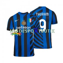 Inter Milan Matchtröja Marcus Thuram 9 Hemma 2024-2025 Kortärmad ,Herr