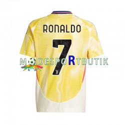 Juventus Matchtröja Cristiano Ronaldo 7 Borta 2024-2025 Kortärmad ,Herr