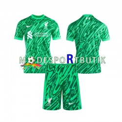 Liverpool Matchtröja Målvakt Borta 2024-2025 Kortärmad ,Fotbollsställ Barn