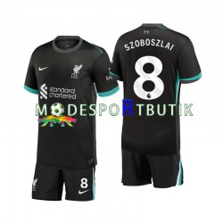Liverpool Matchtröja Szoboszlai 8 Borta 2024-2025 Kortärmad ,Fotbollsställ Barn