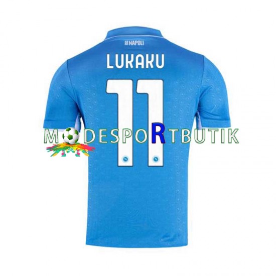 SSC Napoli Matchtröja Lukaku 11 Hemma 2024-2025 Kortärmad ,Herr