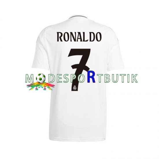 Real Madrid Matchtröja Cristiano Ronaldo 7 Hemma 2024-2025 Kortärmad ,Herr