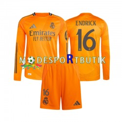 Real Madrid Matchtröja Endrick 16 Borta 2024-2025 Långärmad ,Fotbollsställ Barn Real Madrid Matchtröja Endrick 16 Borta 2024-2025 Långärmad ,Fotbollsställ Barn