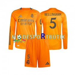 Real Madrid Matchtröja Jude Bellingham 5 Borta 2024-2025 Långärmad ,Fotbollsställ Barn Real Madrid Matchtröja Jude Bellingham 5 Borta 2024-2025 Långärmad ,Fotbollsställ Barn