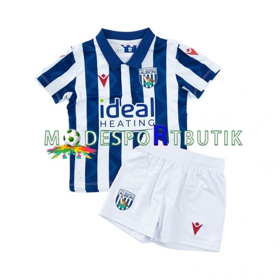 West Bromwich Albion Matchtröja Hemma 2024-2025 Kortärmad ,Fotbollsställ Barn