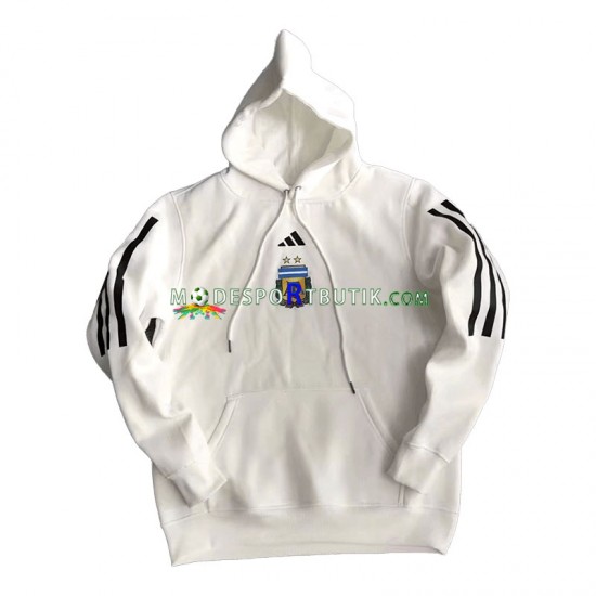 Argentina Hoodie Tröja Vit 2022-23 ,Herr