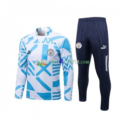 Manchester City Tränings Sweatshirtställ Vit 2022-23