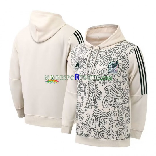 Mexiko Hoodie Tröja Vit Grön 2022-23 ,Herr