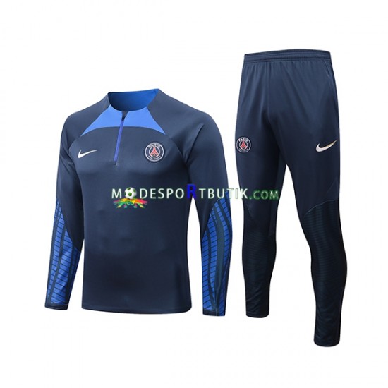 Paris Saint-Germain Tränings Sweatshirtställ Blå 2022-23 SKU001