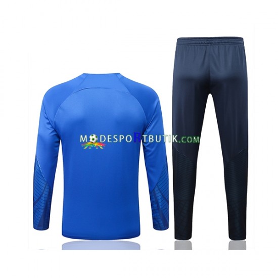 Paris Saint-Germain Tränings Sweatshirtställ Blå 2022-23