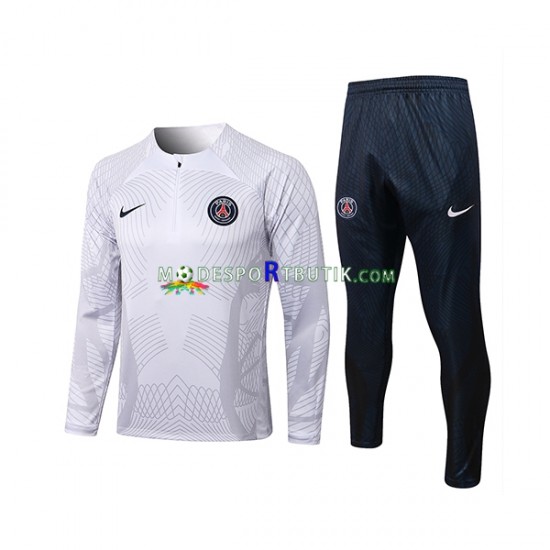 Paris Saint-Germain Tränings Sweatshirtställ Vit 2022-23