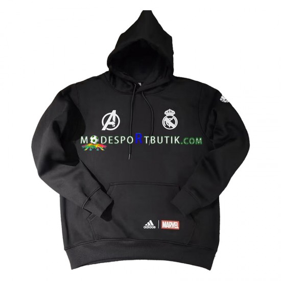 Real Madrid Hoodie Tröja Svart 2022-23 ,Herr