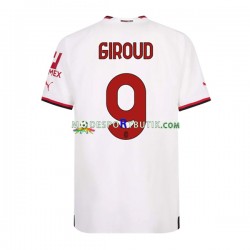 AC Milan Matchtröja Olivier Giroud 9 Borta 2022-23 Kortärmad ,Herr