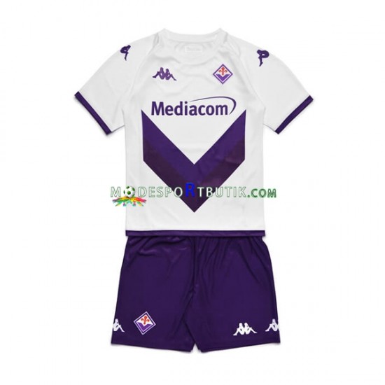 Fiorentina Matchtröja Borta 2022-23 Kortärmad ,Fotbollsställ Barn