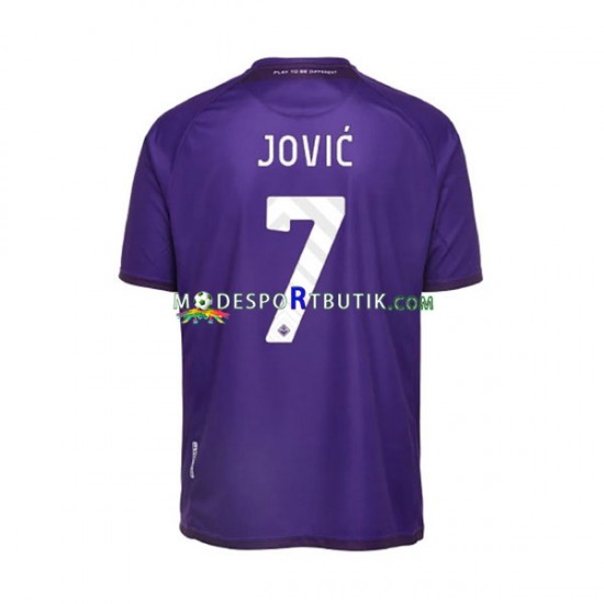 Fiorentina Matchtröja Jovic 7 Hemma 2022-23 Kortärmad ,Herr