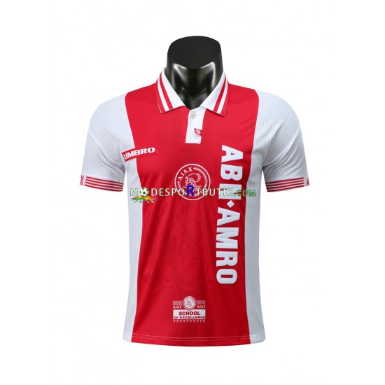 AFC Ajax Matchtröja Retro Hemma 1997-1998 Kortärmad ,Herr