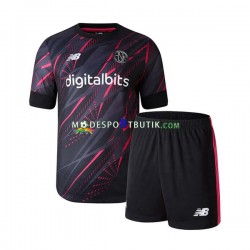 AS Roma Matchtröja Tredje 2022-23 Kortärmad ,Fotbollsställ Barn