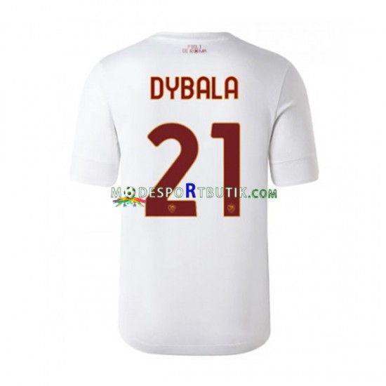 AS Roma Matchtröja Paulo Dybala 21 Borta 2022-23 Kortärmad ,Herr