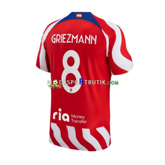 Atlético Madrid Matchtröja Antoine Griezmann 8 Hemma 2022-23 Kortärmad ,Herr