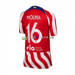 Atlético Madrid Matchtröja Nahuel Molina 16 Hemma 2022-23 Kortärmad ,Herr