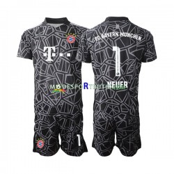 FC Bayern München Matchtröja Manuel Neuer 1 Målvakt Hemma 2022-23 Kortärmad ,Fotbollsställ Barn