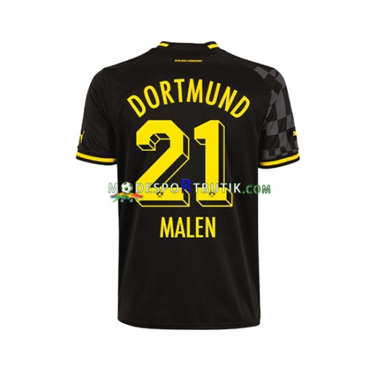 Borussia Dortmund Matchtröja Donyell Malen 21 Borta 2022-23 Kortärmad ,Herr