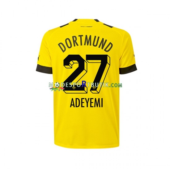 Borussia Dortmund Matchtröja Karim Adeyemi 27 Hemma 2022-23 Kortärmad ,Herr