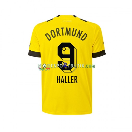 Borussia Dortmund Matchtröja Sebastien Haller 9 Hemma 2022-23 Kortärmad ,Herr