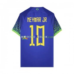 Brasilien Matchtröja Neymar JR 10 Borta VM 2022 Kortärmad ,Herr