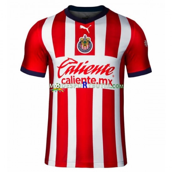 CD Guadalajara Matchtröja Hemma 2022-23 Kortärmad ,Herr