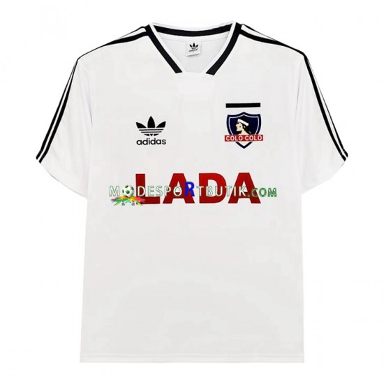 Colo-Colo Matchtröja 1991 Retro Hemma Kortärmad ,Herr