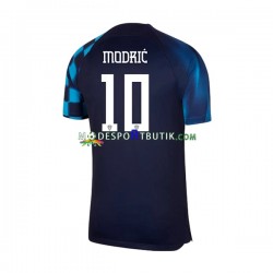 Kroatien Matchtröja Modrić 10 Borta VM 2022 Kortärmad ,Herr