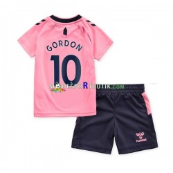 Everton Matchtröja Gordon 10 Borta 2022-23 Kortärmad ,Fotbollsställ Barn