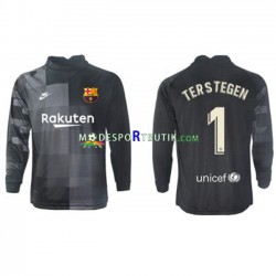 FC Barcelona Matchtröja Ter Stegen 1 Målvakt Borta 2021-22 Långärmad ,Herr