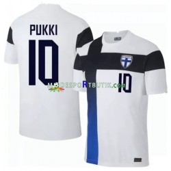 Finland Matchtröja Teemu Pukki 10 Euro 2020 Hemma Kortärmad ,Herr