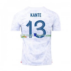 Frankrike Matchtröja Kante 13 Borta VM 2022 Kortärmad ,Herr