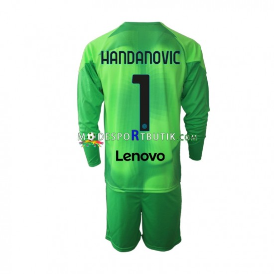 Inter Milan Matchtröja Samir Handanovic 1 Målvakt Tredje 2022-23 Långärmad ,Fotbollsställ Barn