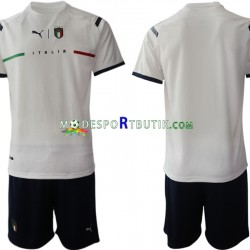 Italien Matchtröja Borta 2021-22 Kortärmad ,Fotbollsställ Barn