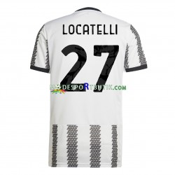 Juventus Matchtröja Locatelli 27 Hemma 2022-23 Kortärmad ,Herr