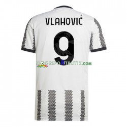 Juventus Matchtröja Vlahovic 9 Hemma 2022-23 Kortärmad ,Herr