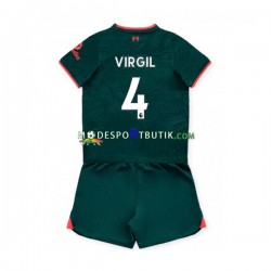 Liverpool Matchtröja Virgil van Dijk 4 Tredje 2022-23 Kortärmad ,Fotbollsställ Barn