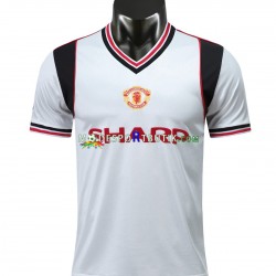 Manchester United Matchtröja 1985 Retro Borta Kortärmad ,Herr
