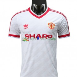Manchester United Matchtröja 1986 Retro Borta Kortärmad ,Herr