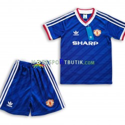 Manchester United Matchtröja 1986 Retro Borta Kortärmad ,Fotbollsställ Barn Manchester United Matchtröja 1986 Retro Borta Kortärmad ,Fotbollsställ Barn