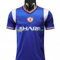 Manchester United Matchtröja 1985 Retro Tredje Kortärmad ,Herr
