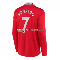 Manchester United Matchtröja Ronaldo 7 Hemma 2022-23 Långärmad ,Herr