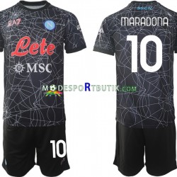 SSC Napoli Matchtröja Diego Maradona 10 Special Hemma 2021-22 Kortärmad ,Fotbollsställ Barn