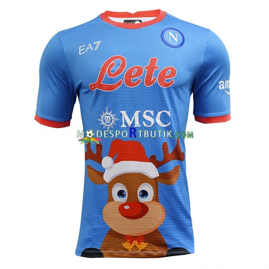 SSC Napoli Matchtröja Xmas Hemma 2022-23 Kortärmad ,Herr